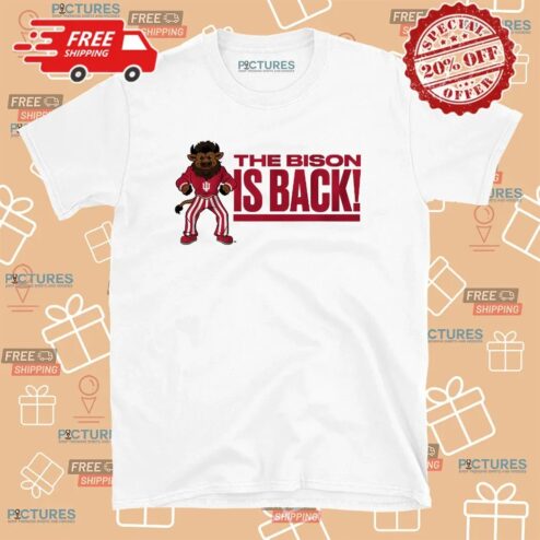 Indiana Hoosiers Football Hoosier The Bison Is Back T Shirt
