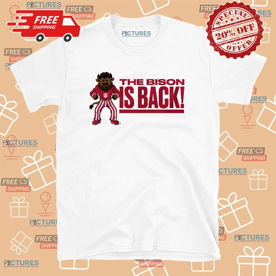Indiana Hoosiers Football Hoosier The Bison Is Back T Shirt