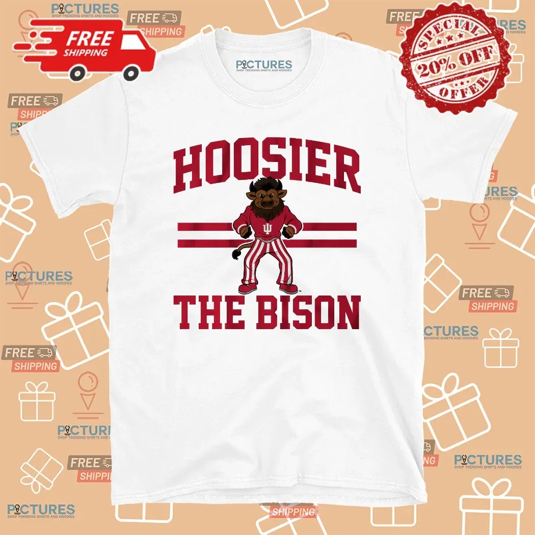 Indiana Hoosiers Football Hoosier The Bison T Shirt