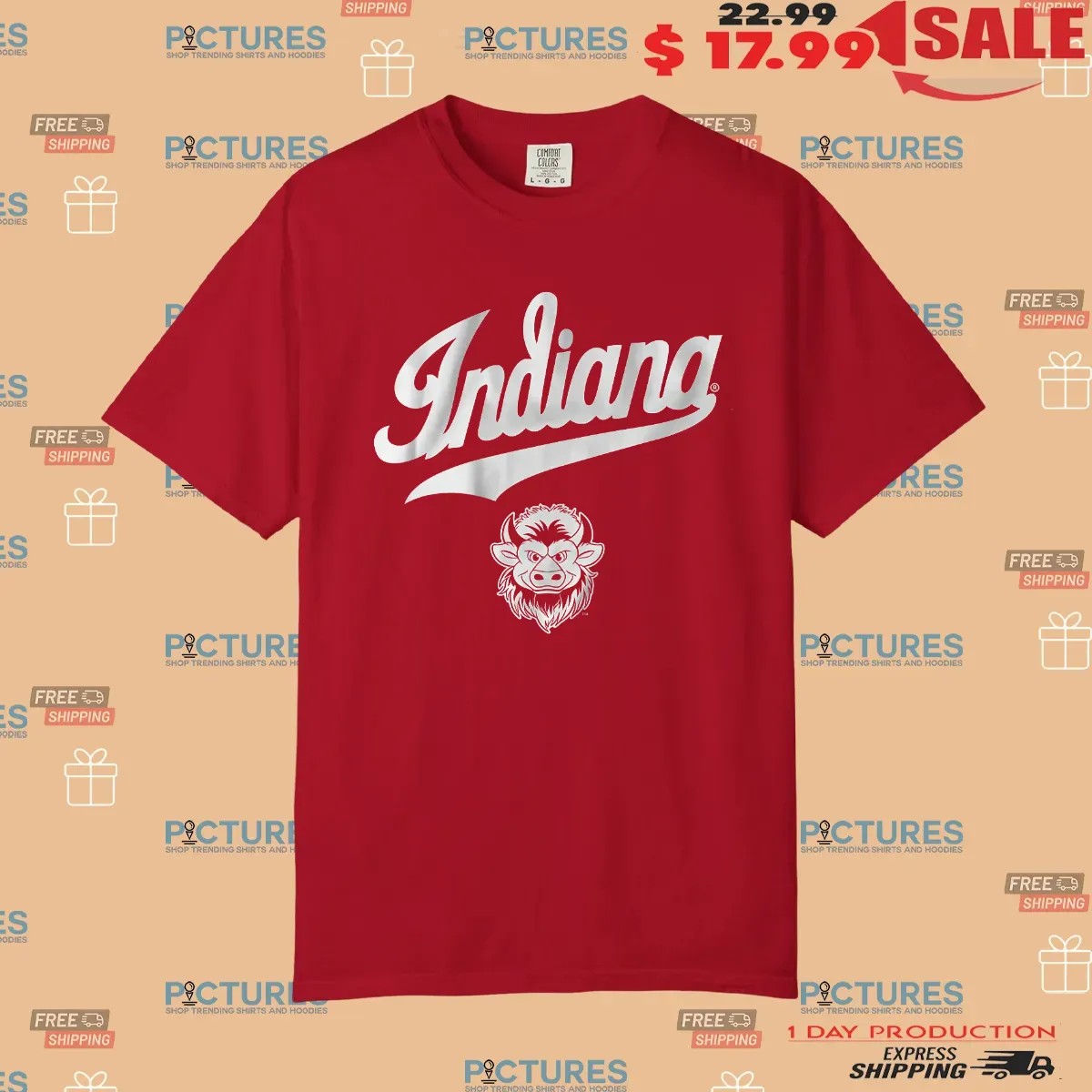 Indiana Hoosiers Football Mascot Script T Shirt
