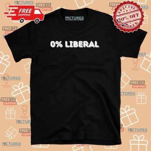 Jen Wearing 0% Liberal T Shirt