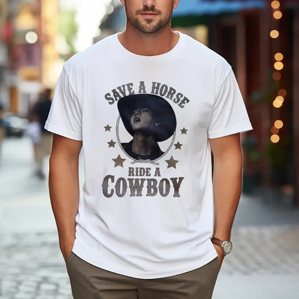 Jin BTS Save A Horse Ride A Cowboy T Shirt