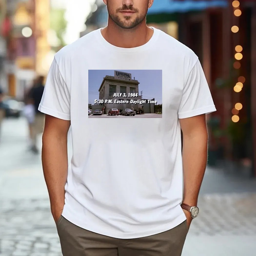 July 3 1984 5 30 Pm Eastern Daylight Time Uneeda Medical Supply Photo T Shirt