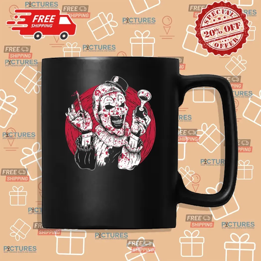 Killer Clown Bloody Vintage Circus Slasher Graphic Horror T Shirt