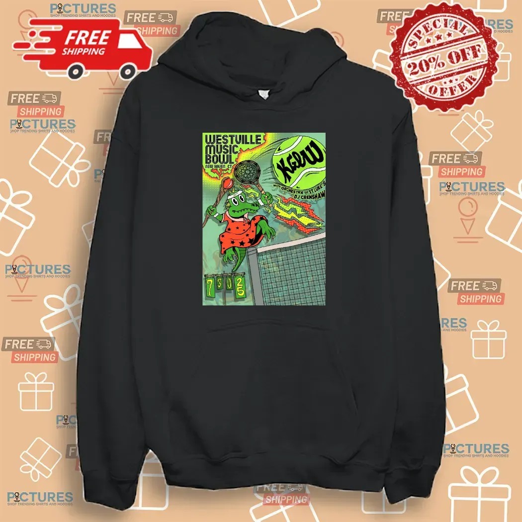 King Gizzard And The Lizard Wizard Orchestra New Haven Connecticut 2025 Gig Poster At Westville Music Bowl On July 30 2025 Tennis Courts Poster T Shirt