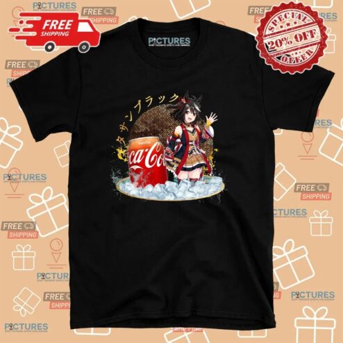 Kitasan Black Uma Musume Coca Cola Vanilla Mashup T Shirt