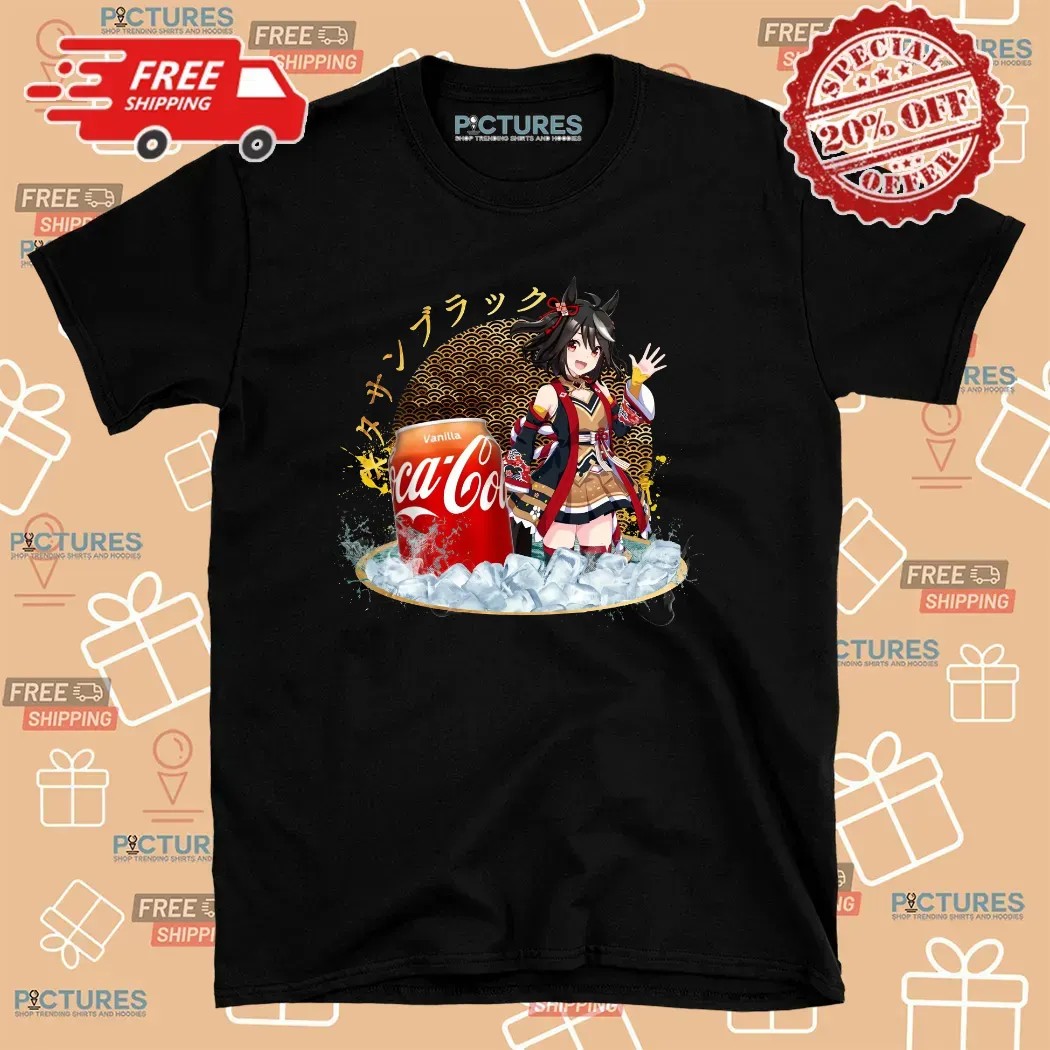 Kitasan Black Uma Musume Coca Cola Vanilla Mashup T Shirt