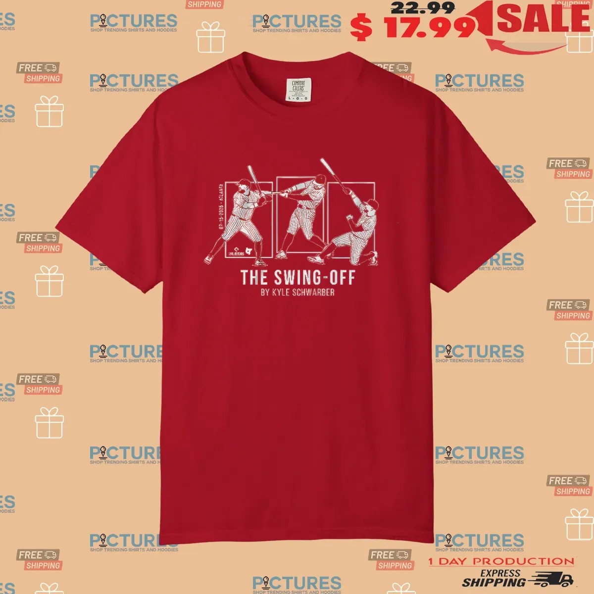 Kyle Schwarber Philadelphia Phillies The Swing-Off By Kyle Schwarber T Shirt