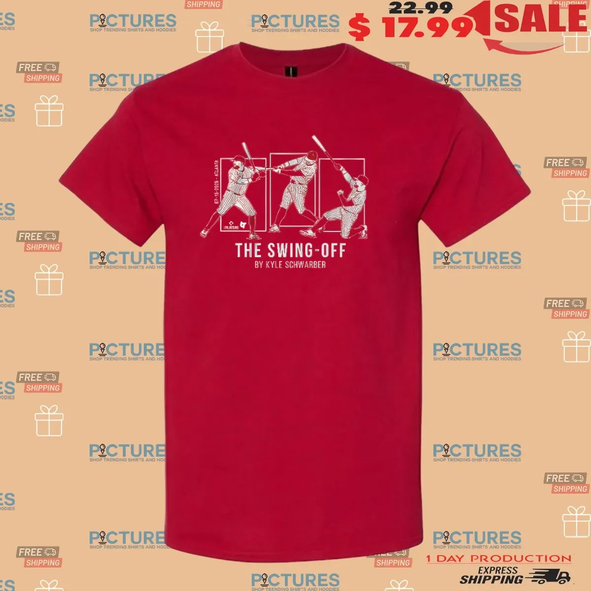 Kyle Schwarber Philadelphia Phillies The Swing-Off By Kyle Schwarber T Shirt