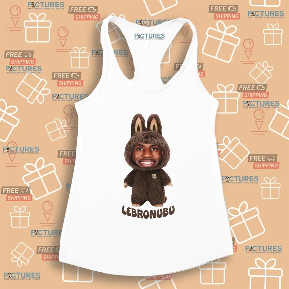 LEBRONUBU Lebron Parody Plush Costume T Shirt LEBRONUBU Lebron Parody Plush Costume T Shirt