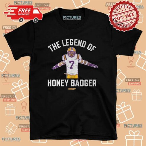 LSU Football Tyrann Mathieu Legend of Honey Badger T Shirt