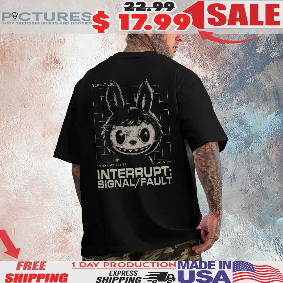 Labobo Interrupt Signal Fault Anime Streetwear T Shirt
