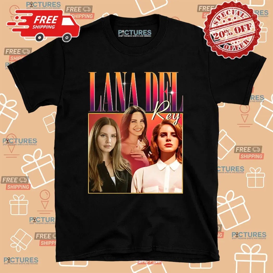 Lana Del Rey Retro Bootleg Pop Art Music Icon T Shirt