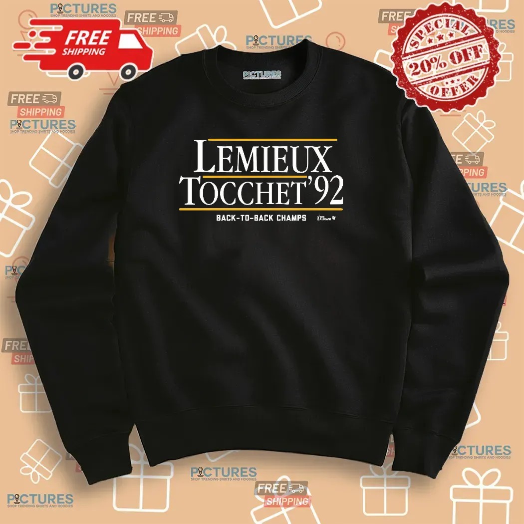 Lemieux Tocchet '92 Back To Back Champs The Alumni T Shirt