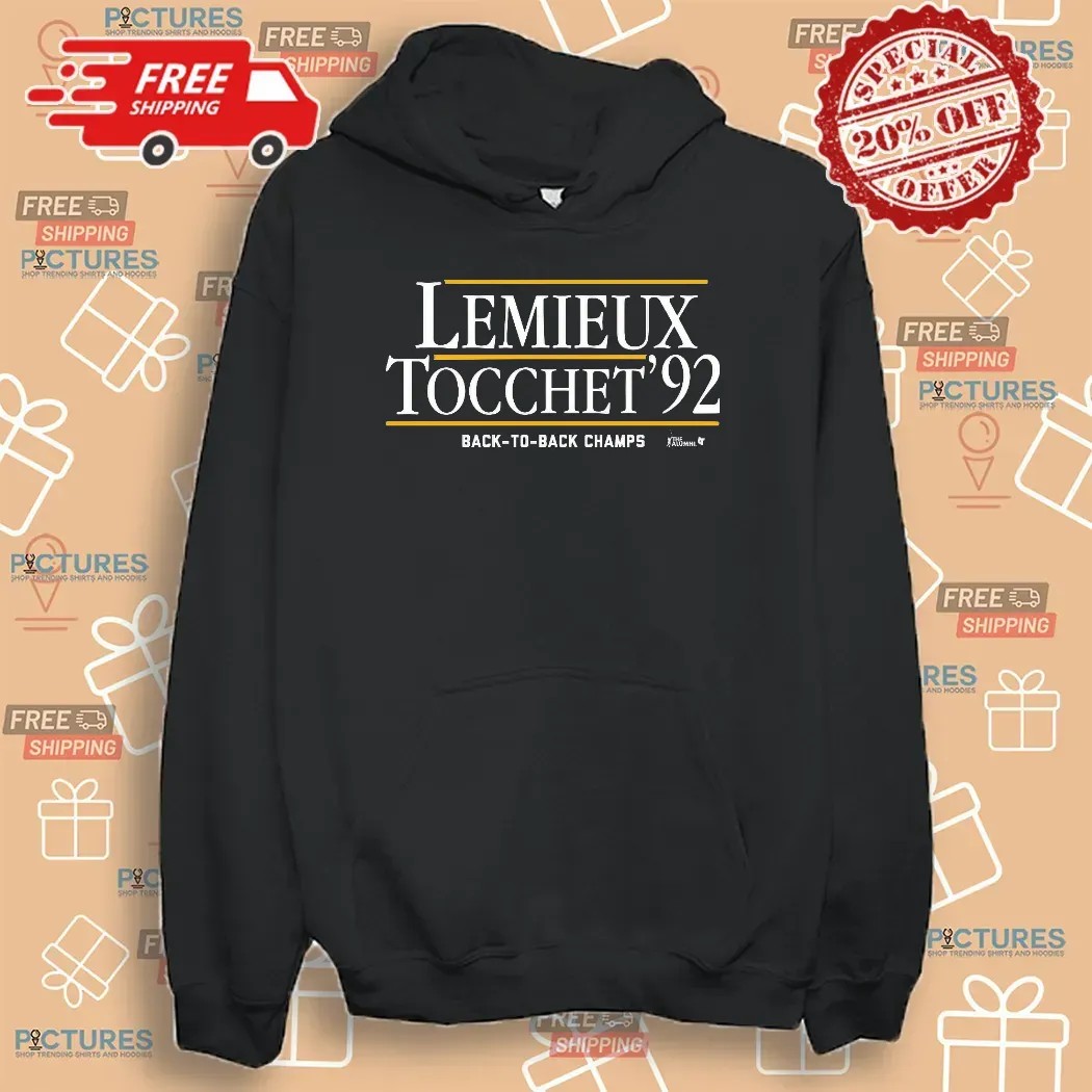 Lemieux Tocchet '92 Back To Back Champs The Alumni T Shirt