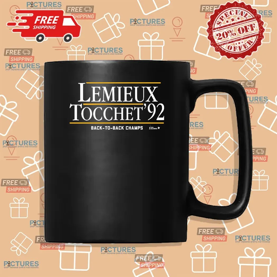 Lemieux Tocchet '92 Back To Back Champs The Alumni T Shirt