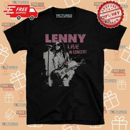 Lenny Kravitz Live In Concert With Guitar T Shirt