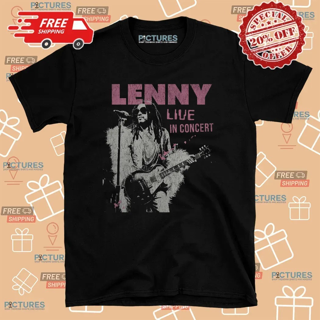 Lenny Kravitz Live In Concert With Guitar T Shirt