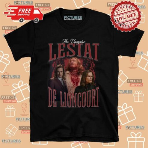 Lestat de Lioncourt Interview with a Vampire Horror Readers Vintage Bootleg T Shirt