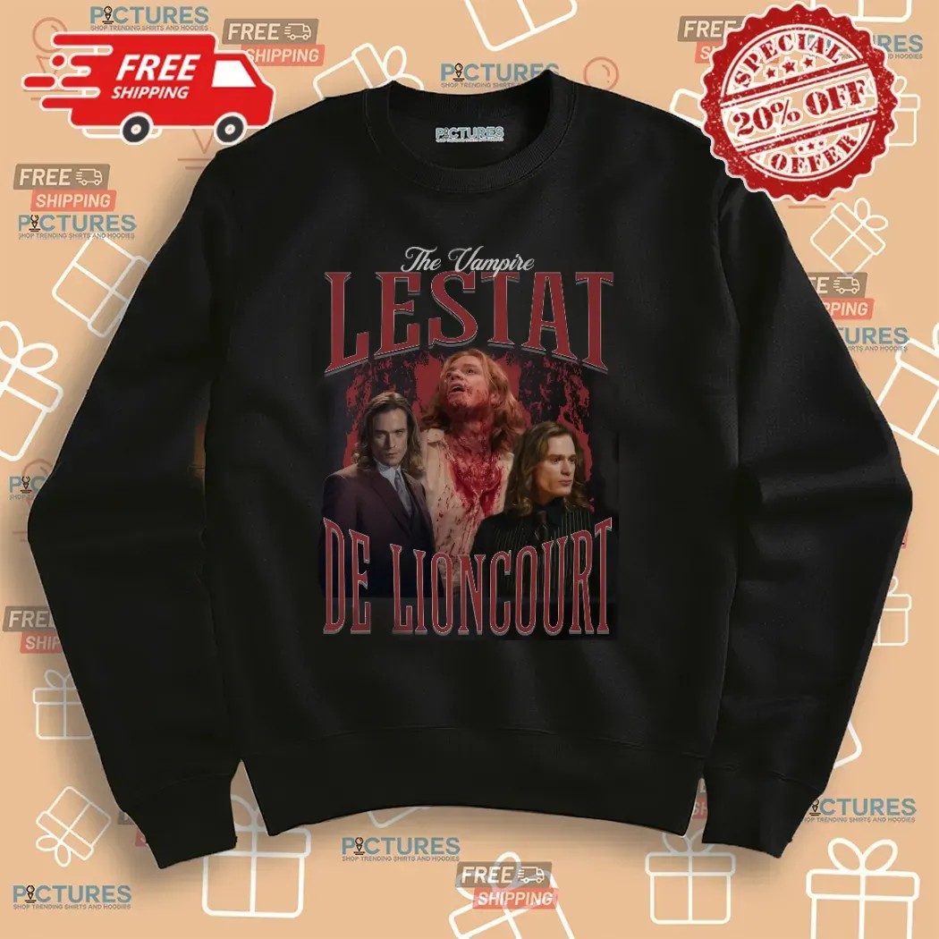 Lestat de Lioncourt Interview with a Vampire Horror Readers Vintage Bootleg T Shirt