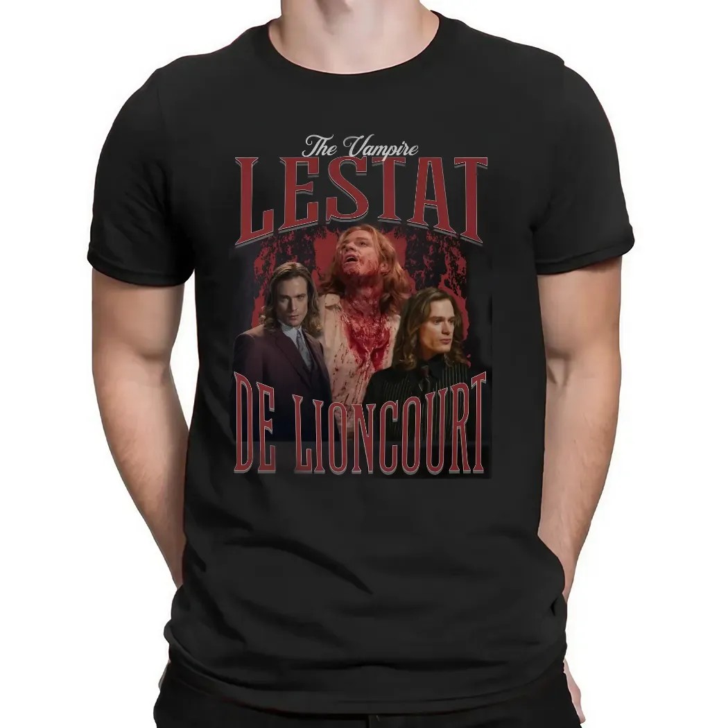 Lestat de Lioncourt Interview with a Vampire Horror Readers Vintage Bootleg T Shirt