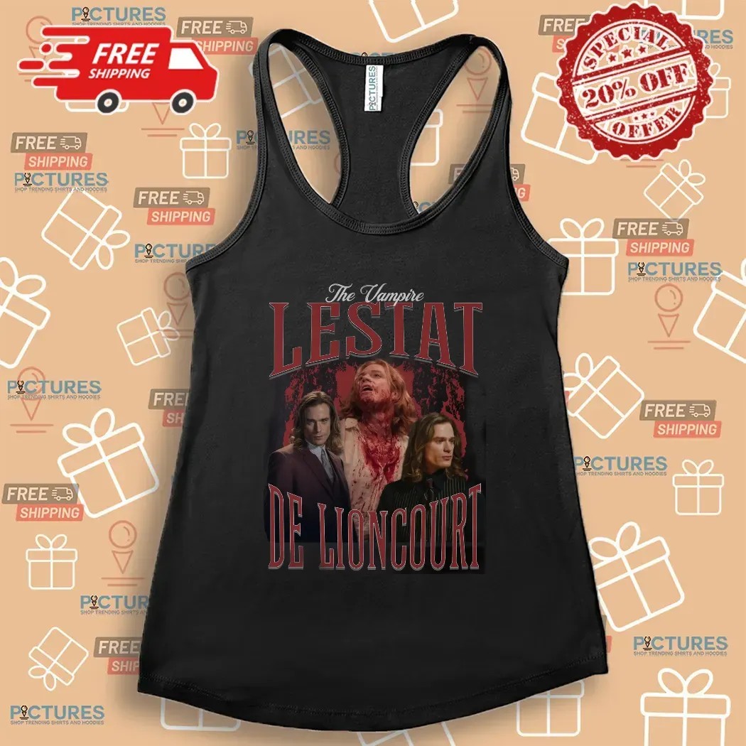Lestat de Lioncourt Interview with a Vampire Horror Readers Vintage Bootleg T Shirt