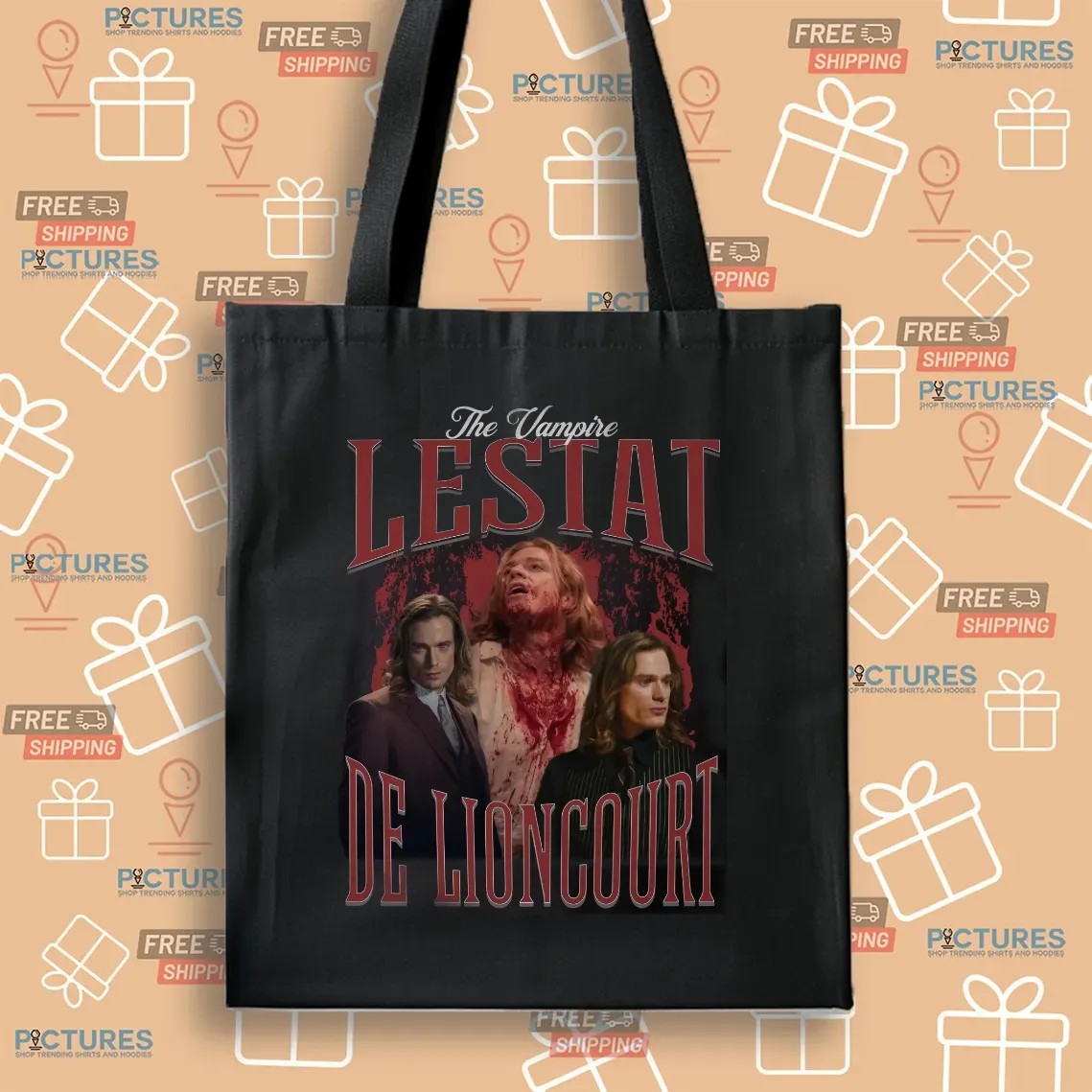 Lestat de Lioncourt Interview with a Vampire Horror Readers Vintage Bootleg T Shirt