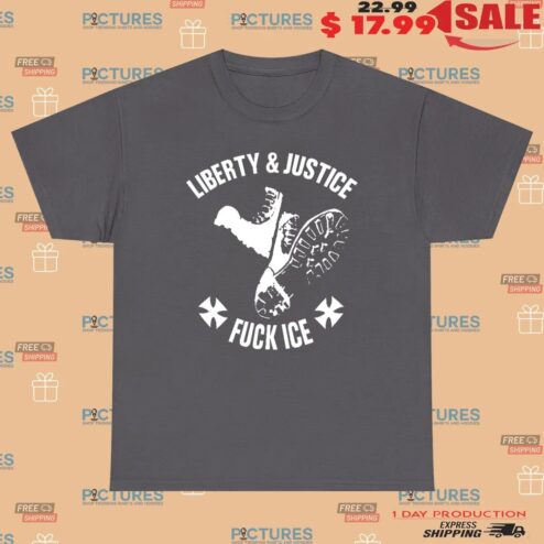 Liberty And Justice Fuck Ice T Shirt