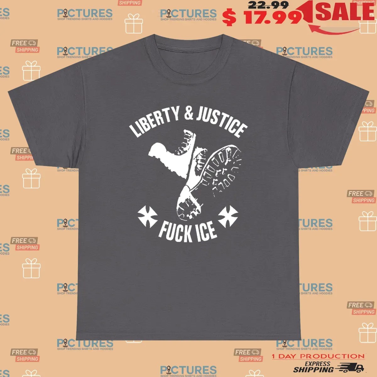 Liberty And Justice Fuck Ice T Shirt