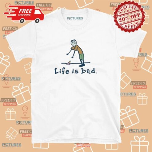 Life Is Bad Ice Cream Drop Meme T Shirt