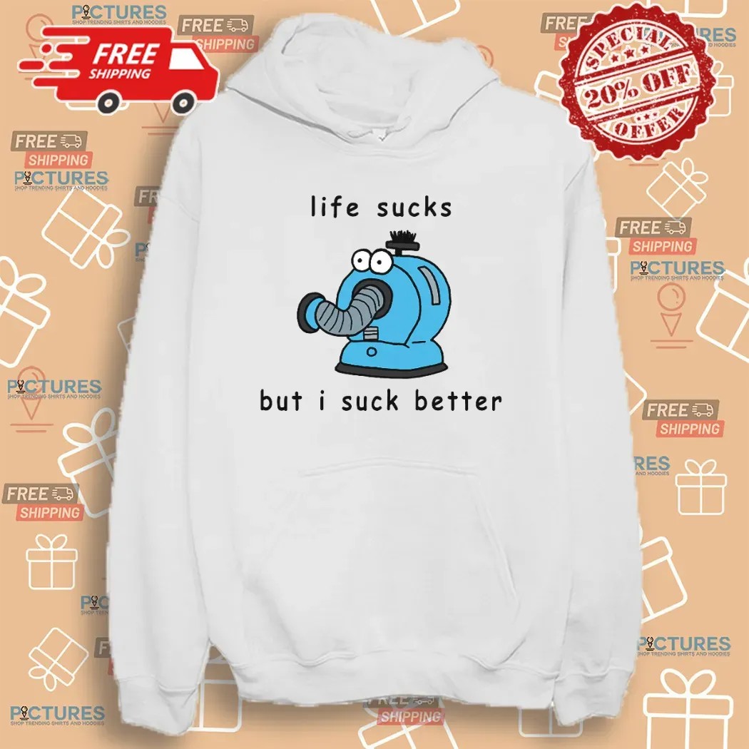 Life Sucks But I Suck Better Teletubbies Noo Noo T Shirt