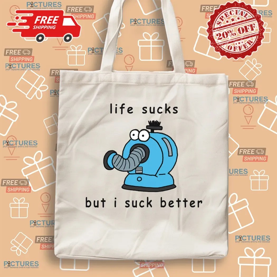 Life Sucks But I Suck Better Teletubbies Noo Noo T Shirt