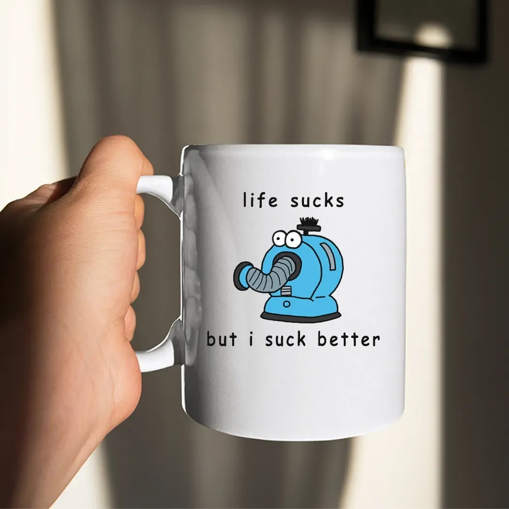 Life Sucks But I Suck Better Teletubbies Noo Noo T Shirt