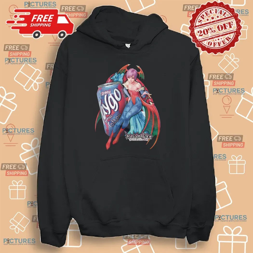 Lilith Aensland Darkstalkers Resurrection Faygo Cotton Candy Soda Mashup T Shirt