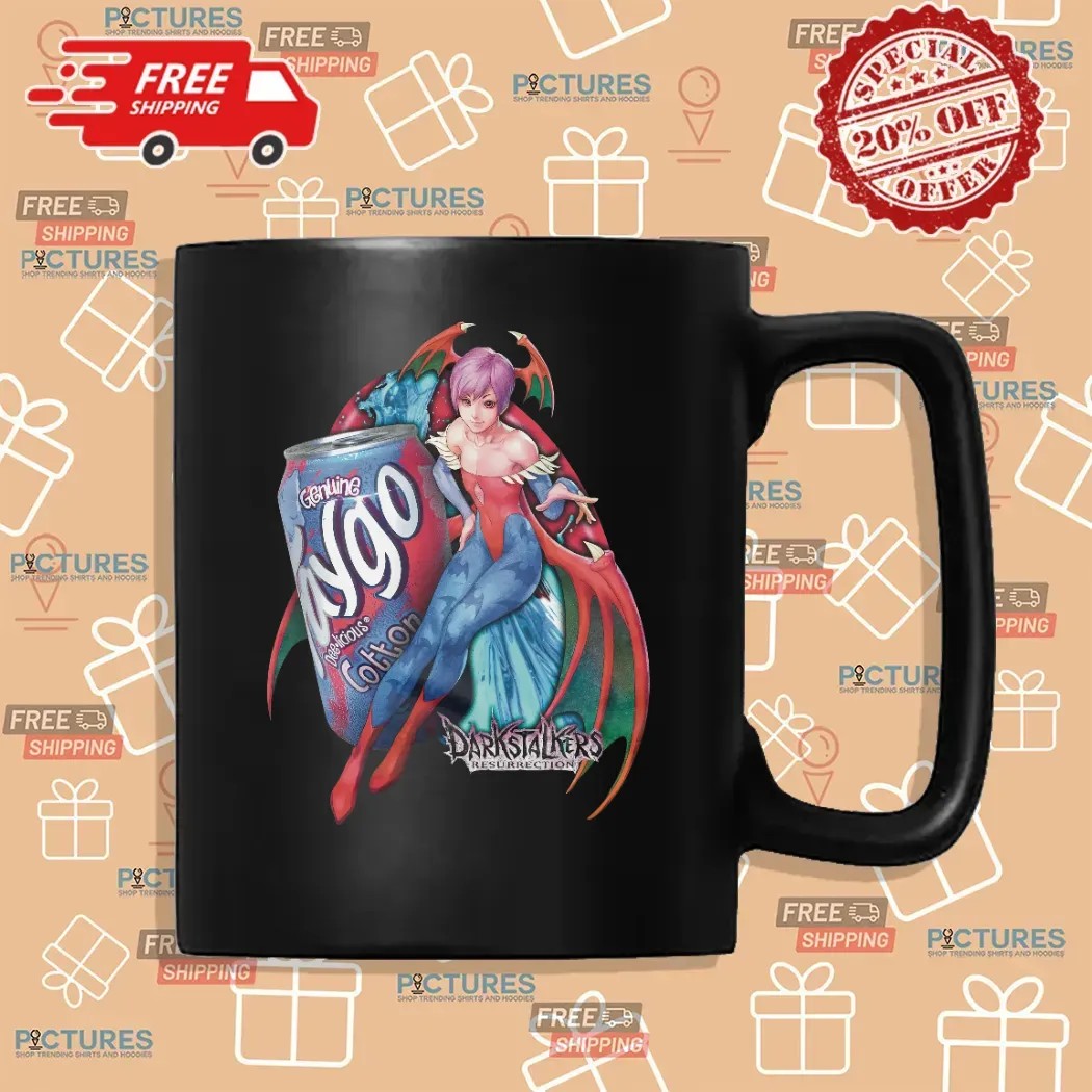 Lilith Aensland Darkstalkers Resurrection Faygo Cotton Candy Soda Mashup T Shirt