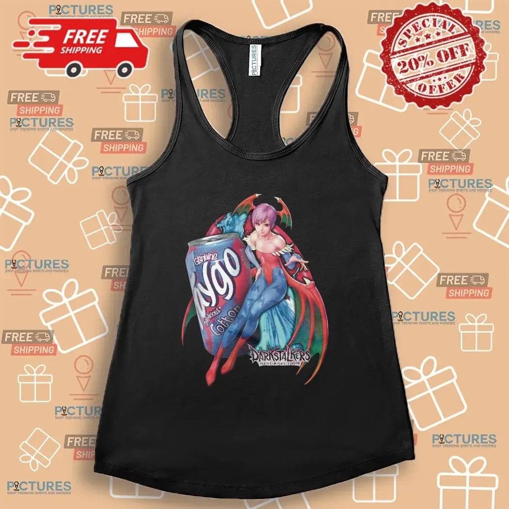 Lilith Aensland Darkstalkers Resurrection Faygo Cotton Candy Soda Mashup T Shirt