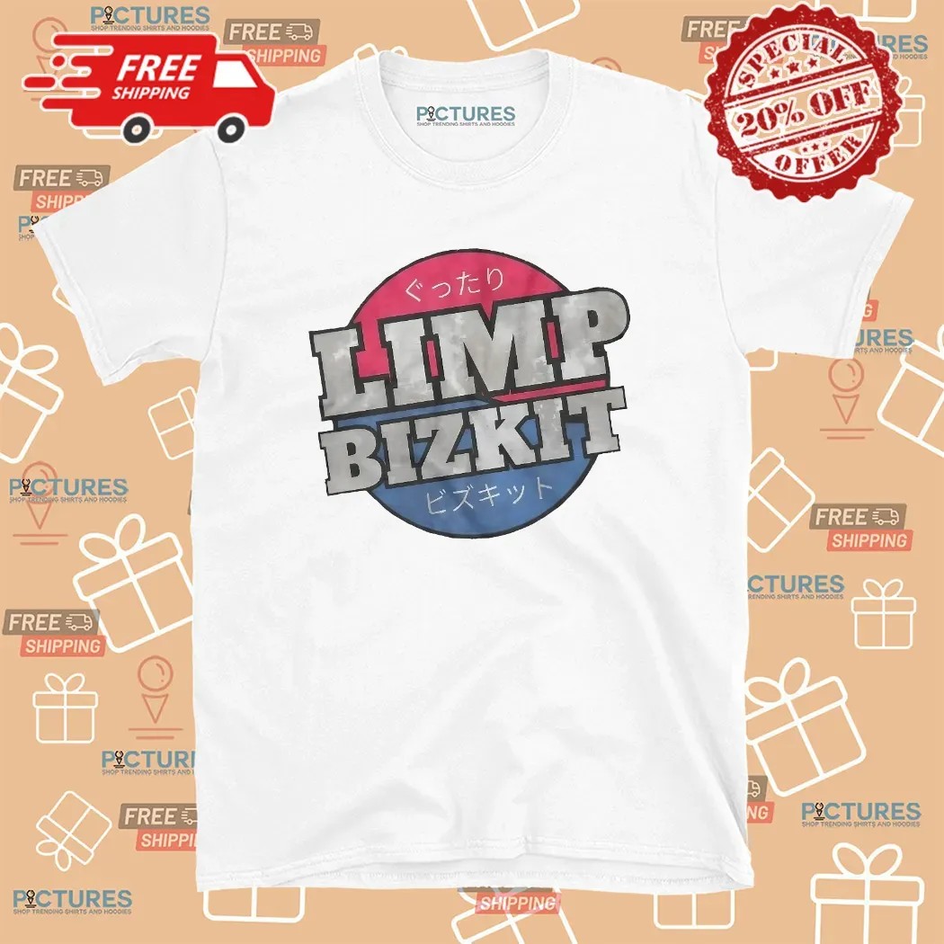 Limp Bizkit Japanese Logo Parody T Shirt