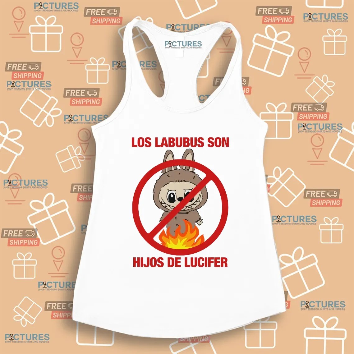 Los Labubus Son Hijos de Lucifer Anti Labubu Meme T Shirt