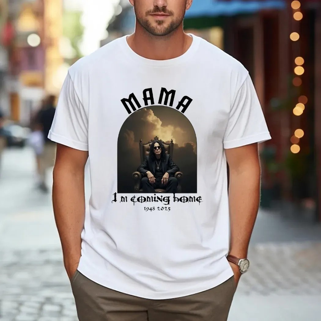 Mama I’m Coming Home Ozzy Osbourne RIP 1948 2025 Throne T Shirt
