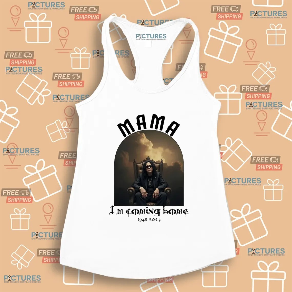 Mama I’m Coming Home Ozzy Osbourne RIP 1948 2025 Throne T Shirt