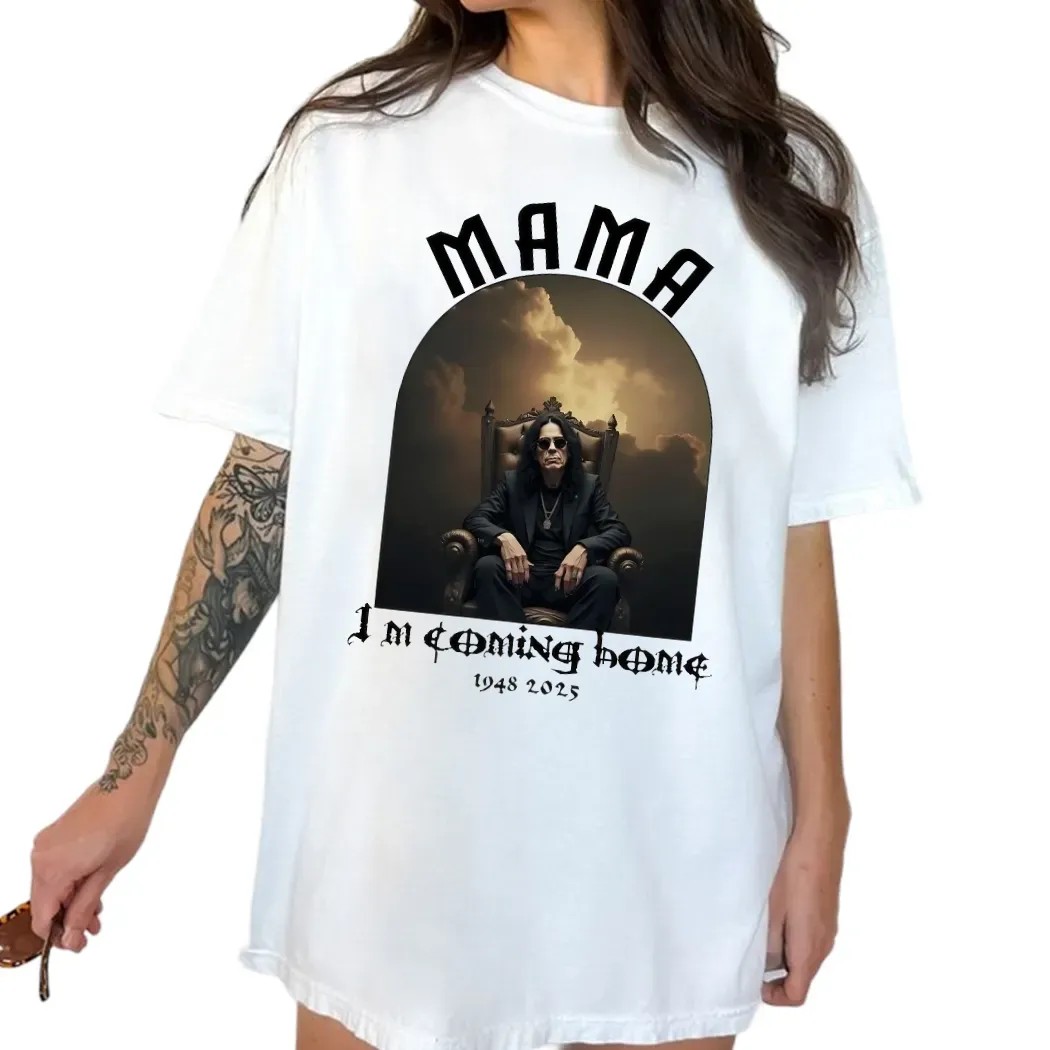 Mama I’m Coming Home Ozzy Osbourne RIP 1948 2025 Throne T Shirt