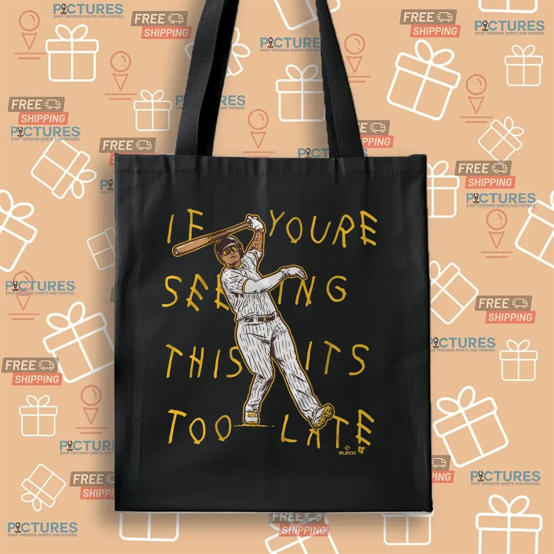 Manny Machado San Diego Padres Lean Back If You're Seeing This It's Too Late T Shirt