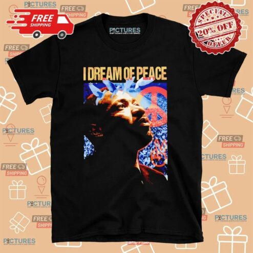 Martin Luther King I Dream Of Peace Graphic T Shirt