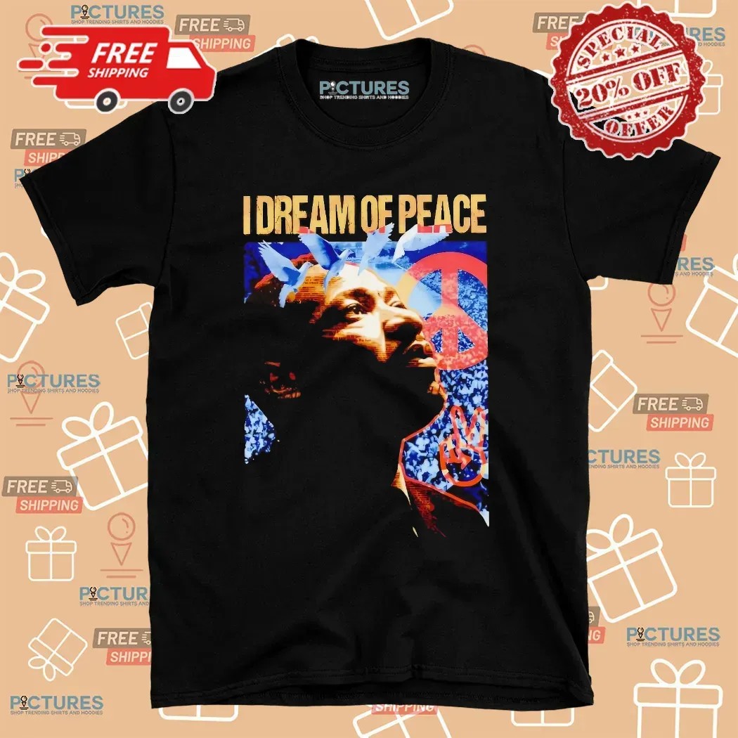Martin Luther King I Dream Of Peace Graphic T Shirt