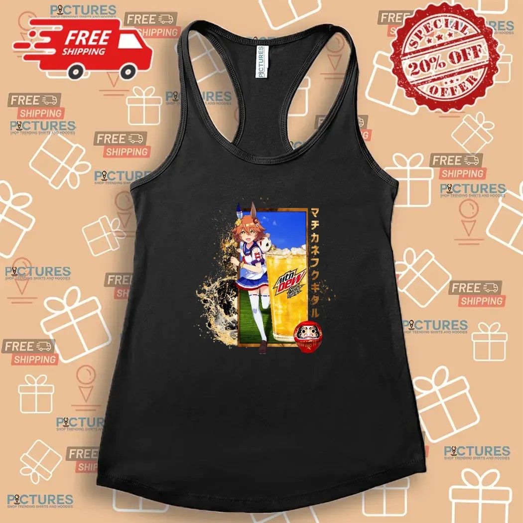 Matikanefukukitaru Umamusume Pretty Derby Mtn Dew Sweet Lightning Japanese Daruma Doll T Shirt