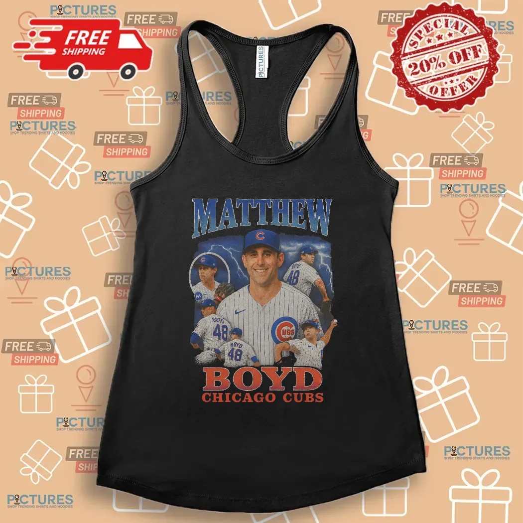 Matthew Boyd Chicago Cubs Baseball Vintage Bootleg T Shirt