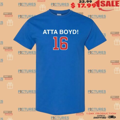 Matthew Boyd atta boyd 16 Chicago Cubs Baseball T Shirt