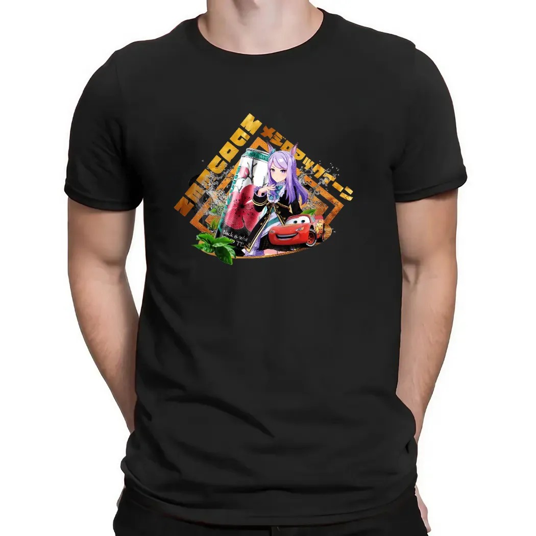 Mejiro Mcqueen Uma Musume Pretty Derby Arizona Black And White Iced Tea T Shirt