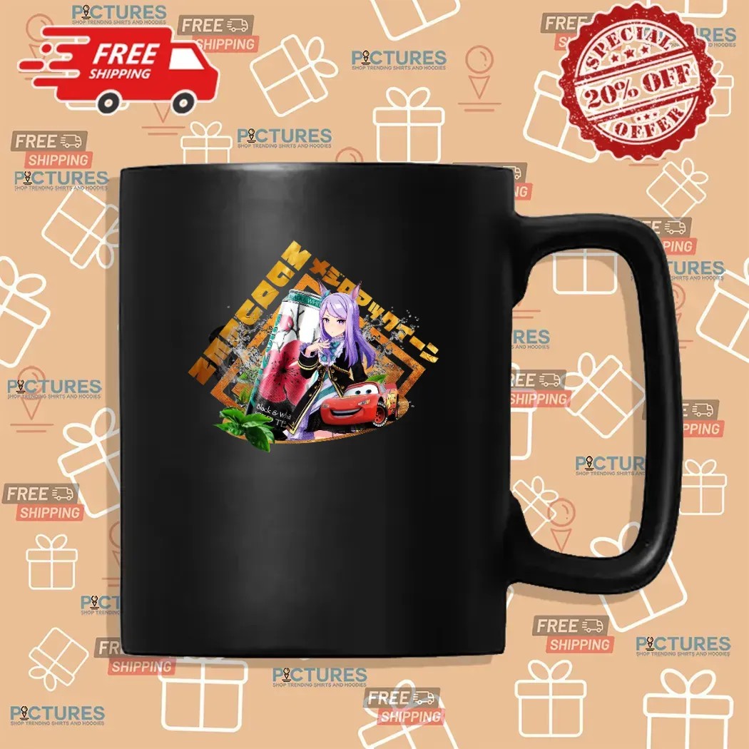 Mejiro Mcqueen Uma Musume Pretty Derby Arizona Black And White Iced Tea T Shirt