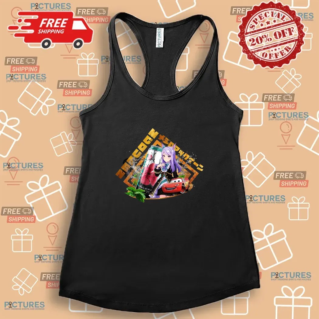 Mejiro Mcqueen Uma Musume Pretty Derby Arizona Black And White Iced Tea T Shirt
